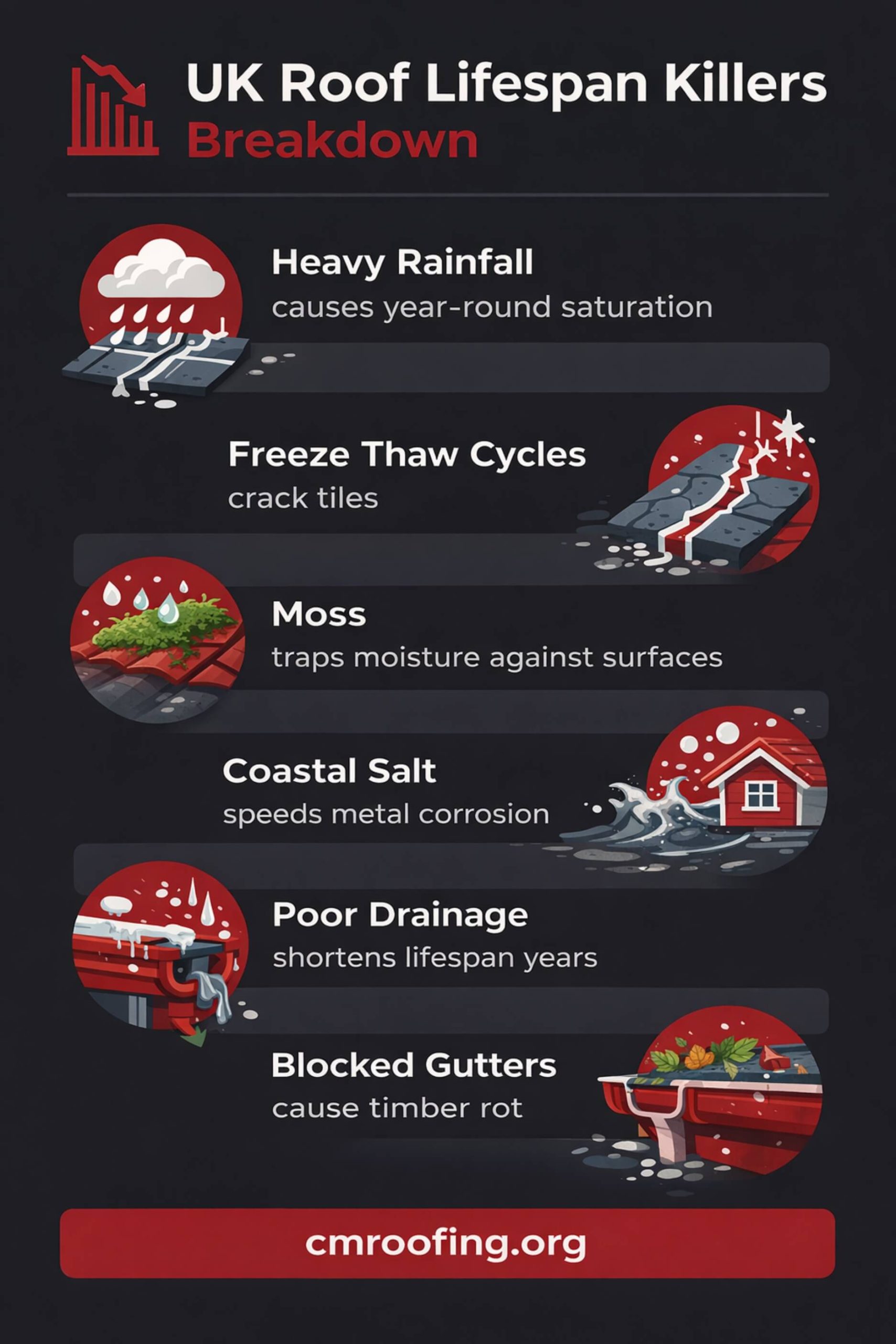 Uk roofline lifespan killers